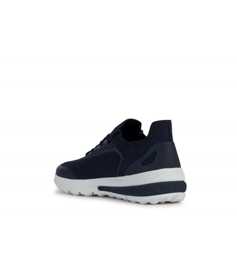 Geox U Spherica A – Sneakers Homme – Bleu Et Gris – Plusieurs Pointures (39 à 45)