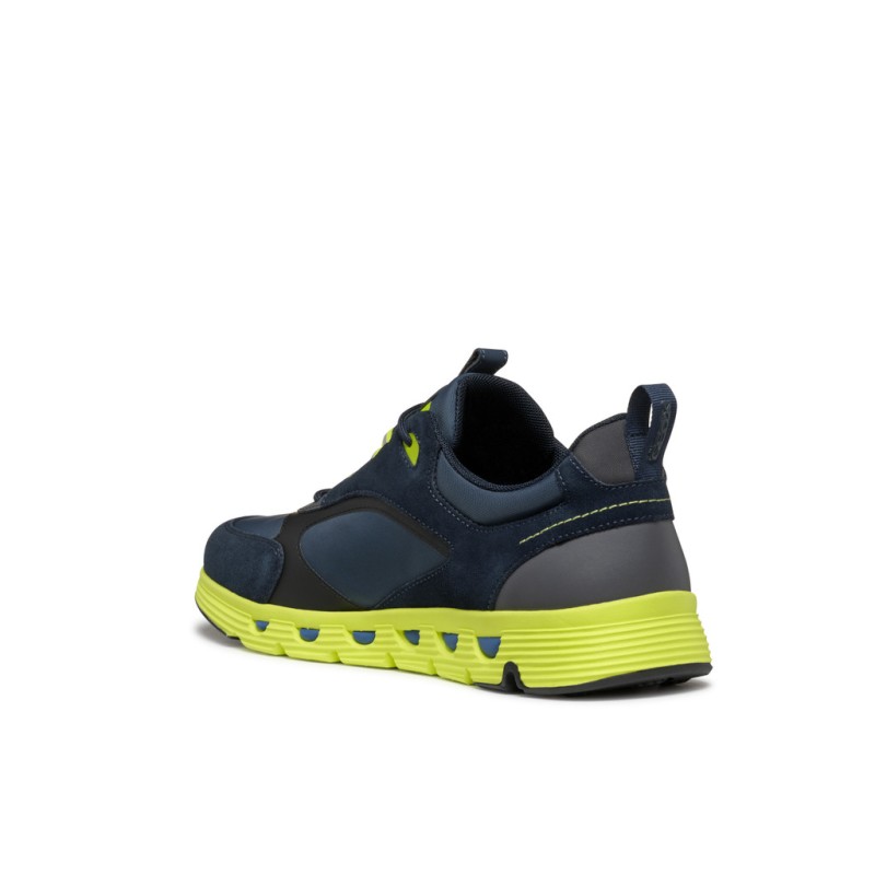 Sneakers Uomo GEOX SPHERICA ECUB Blu/Lime