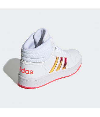 Sneakers bambini ADIDAS HOOPS MID 2.0 Bianco Misura 38 2/3
